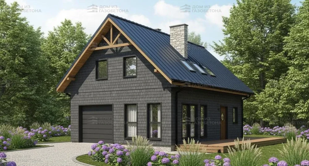 Проект Двухэтажный дом 14 на 7, 126 м2